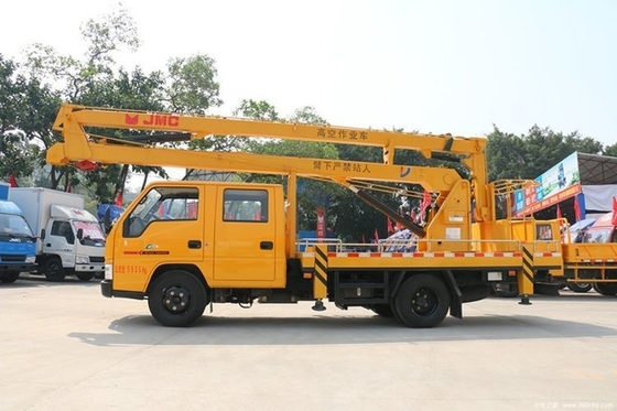Camión de grúa diesel 16M-30M con transmisión manual de brazo plegable Camión de trabajo aéreo