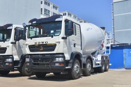 14000 Kg Popular SinotruK HOWO TX 340 caballos de fuerza 8X4 7.5 cuadrado camión mezclador de hormigón
