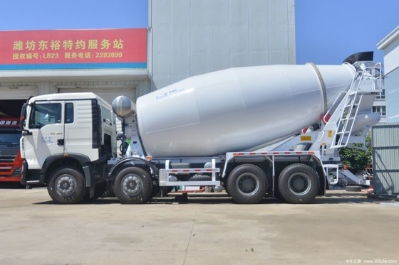 14000 Kg Popular SinotruK HOWO TX 340 caballos de fuerza 8X4 7.5 cuadrado camión mezclador de hormigón