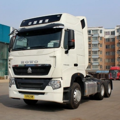 Ventana manual Sinotruk HOWO T7H 540 CV 6X4 cabeza de camión de tracción para el transporte de carga parcial