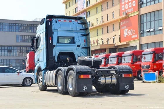 6.88*2.55*3.84 Shaanxi Automobile Heavy Cadron X5000S 420HP 6X4 Cabeza del camión de tracción