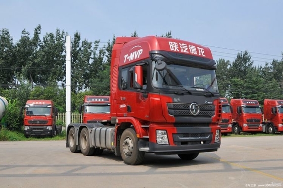 Comprar camión usado de transporte de larga distancia Delong X3000 460hp 6x4 cabeza de camión de tracción