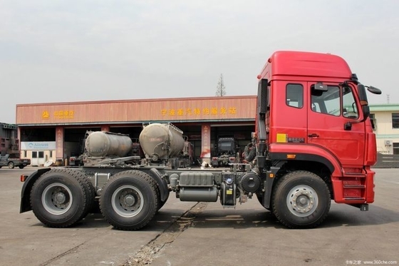 Euro 4 Hohan J7B Camión pesado 380 CV 6X4 Camión de cabeza de tractor con 2 números de marcha atrás