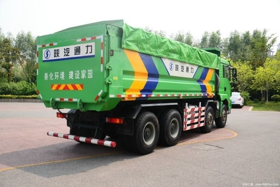 Shacman Delong M3000 336 HP camiones de descarga 8X4 con 12 cambios hacia adelante y conducción a la derecha