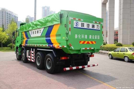 Shacman Delong M3000 336 HP camiones de descarga 8X4 con 12 cambios hacia adelante y conducción a la derecha