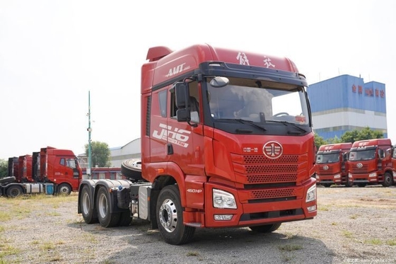 Qingdao Jiefu JH6 460HP 6X4 AMT Camiones de tractor automático con 2 números de cambio inverso