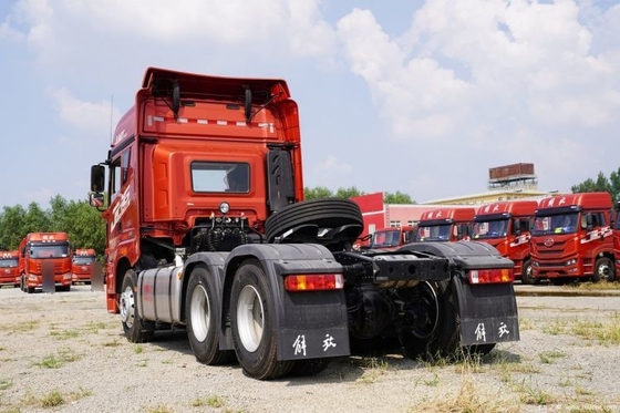 Qingdao Jiefu JH6 460HP 6X4 AMT Camiones de tractor automático con 2 números de cambio inverso