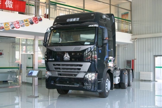 Camión pesado HOWO Serie A7 320HP Camiones tractor 6X4 con ventana automática