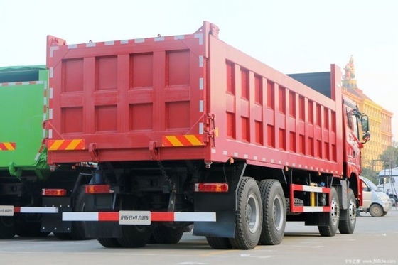Qingdao Jiefang JH6 camión de descarga usado con 430 HP motor y 8,2m cama de descarga en el descuento