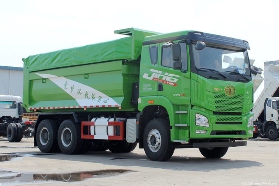 Tsingdo Liberación JH6 375hp 6X4 5.6m camiones de basura usados pero en excelentes condiciones