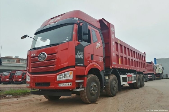 Venda Faw Jiefang J6P 460hp 8X4 camiones de 8.2m con transmisión manual y torque alto