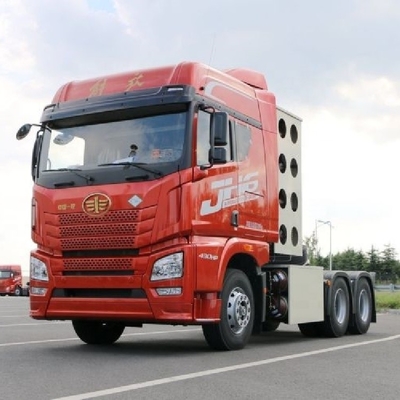 Transmisión manual Boutique Qingdao Jiefang JH6 camión pesado 430 HP 6X4 camión tractor de GNC