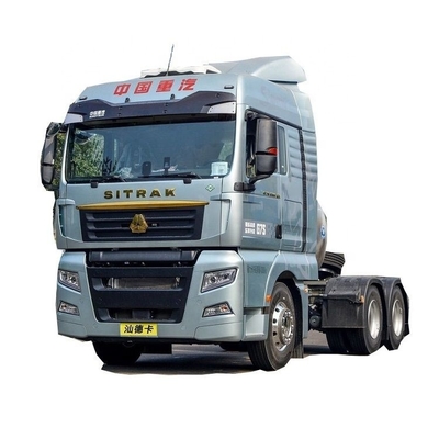 Cabeza del tractor del camión usado Sinotruk SITRAK G7S 530 HP 6X4 GNL engranaje automático con fluido lento