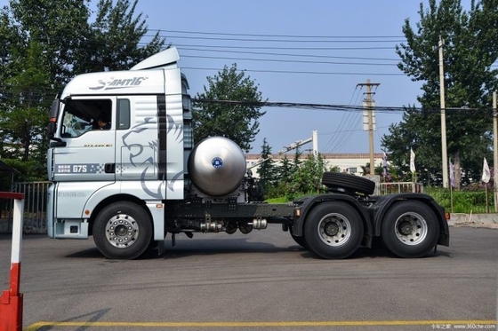 Cabeza del tractor del camión usado Sinotruk SITRAK G7S 530 HP 6X4 GNL engranaje automático con fluido lento