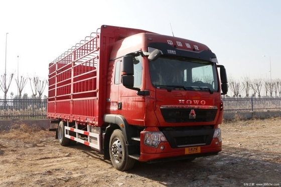 Camión pesado de 250 CV HOWO TX 4X2 6.8m Camión de red de almacén para el transporte de carga usada