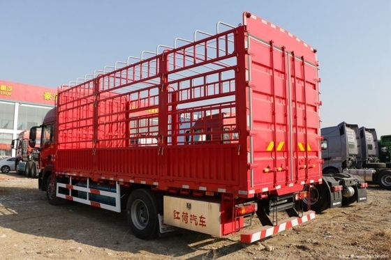Camión pesado de 250 CV HOWO TX 4X2 6.8m Camión de red de almacén para el transporte de carga usada