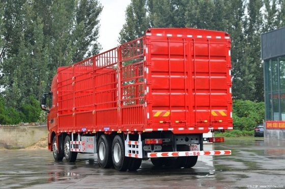 Camión pesado nacional HOWO TH7 460HP 8X4 9.5m de pantalla táctil Camión tipo cuadrícula de almacén