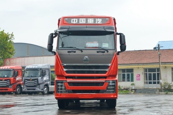 Camión pesado nacional HOWO TH7 460HP 8X4 9.5m de pantalla táctil Camión tipo cuadrícula de almacén