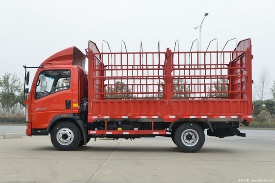 150 CV 4,15 m Camión ligero de red de almacén de fila única para transporte agrícola