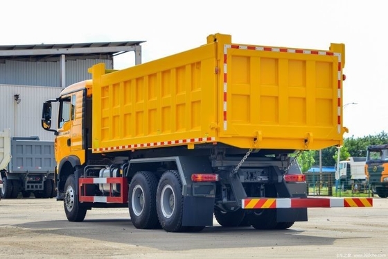 Weichai Motor 400 HP 6X4 6.3m camión de descarga para 2 pasajeros en el camión nacional de trabajo pesado