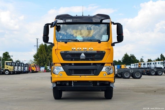 Weichai Motor 400 HP 6X4 6.3m camión de descarga para 2 pasajeros en el camión nacional de trabajo pesado