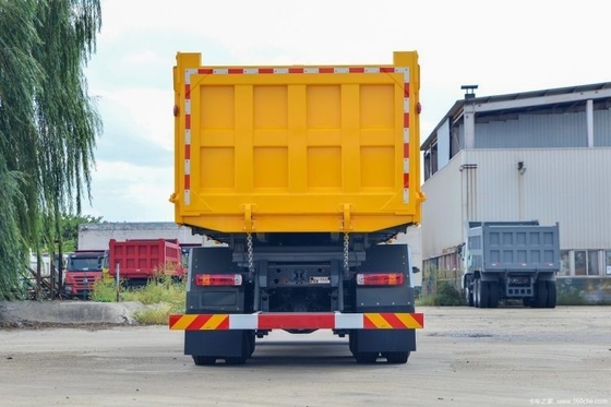 Weichai Motor 400 HP 6X4 6.3m camión de descarga para 2 pasajeros en el camión nacional de trabajo pesado