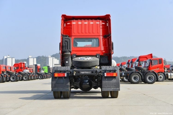Medio fila de asientos filas Dongfeng Tianlong KL 385 HP 4X2 camiones tractor con pantalla táctil