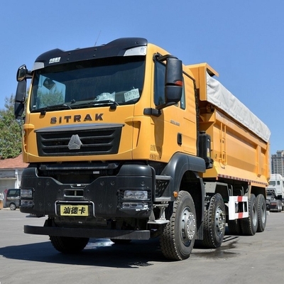 Transmisión manual Sinotruk Shandeka SITRAK G7W Camión pesado 400 CV 8X4 6.8m Camión de descarga