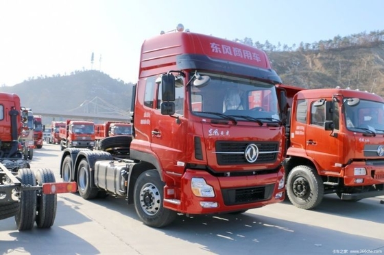 Transmisión manual Dongfeng Tianlong 420 HP 6X4 camiones tractor para su negocio