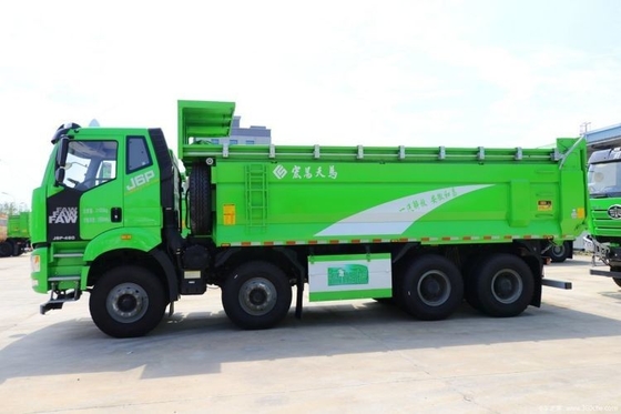 Conducción derecha Tipo 12 cambio hacia adelante Número 460HP 8X4 6,5m camión de basura para Hot Boutique