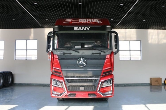 Camión pesado Trinity 485 HP 6X4 Camión diésel cabeza con suspensión aérea asiento del conductor