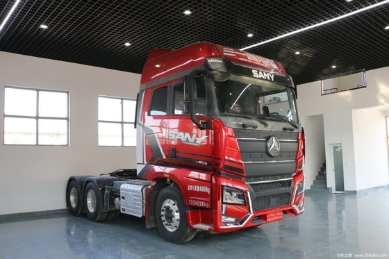 Camión pesado Trinity 485 HP 6X4 Camión diésel cabeza con suspensión aérea asiento del conductor