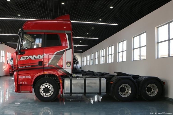 Camión pesado Trinity 485 HP 6X4 Camión diésel cabeza con suspensión aérea asiento del conductor