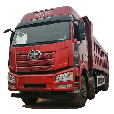 Euro 2/3/4 Emisión 460HP Faw Jiefang J6P 8X4 8.2m camiones de basura para la venta de segunda mano