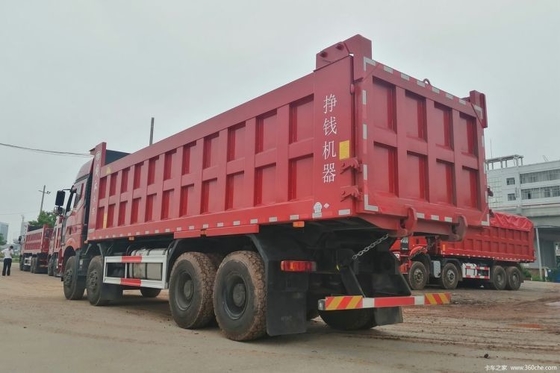Euro 2/3/4 Emisión 460HP Faw Jiefang J6P 8X4 8.2m camiones de basura para la venta de segunda mano