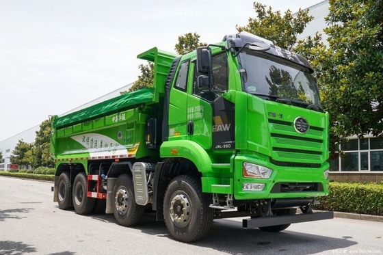 Boutique Usado Faw Jiefang J6L 350hp 8X4 7.2m camión de basura con capacidad de conducción 8X4