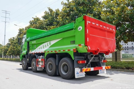 Boutique Usado Faw Jiefang J6L 350hp 8X4 7.2m camión de basura con capacidad de conducción 8X4