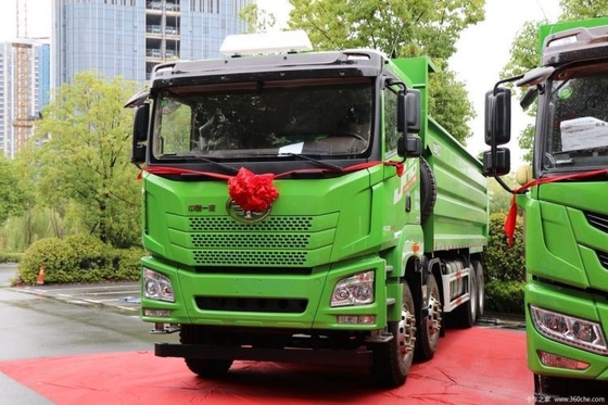 FAST Gear Box 400 HP 8X4 6.5m Qingdao Jiefang JH6 camión pesado versión piloto camión de descarga