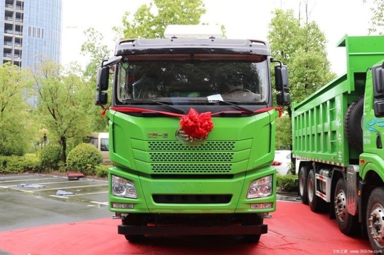 FAST Gear Box 400 HP 8X4 6.5m Qingdao Jiefang JH6 camión pesado versión piloto camión de descarga