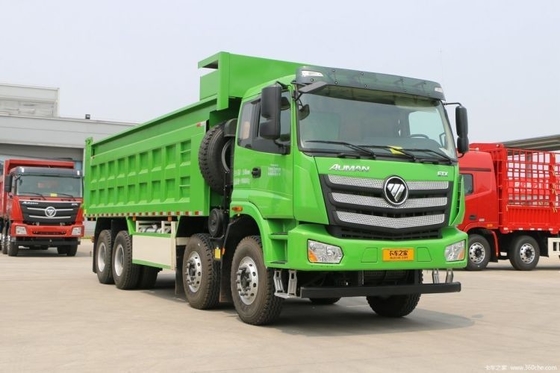 Tipo de conducción derecha Camión pesado Foton Auman ETX 9 Serie 400 HP 8X4 7.4 m Camión de descarga