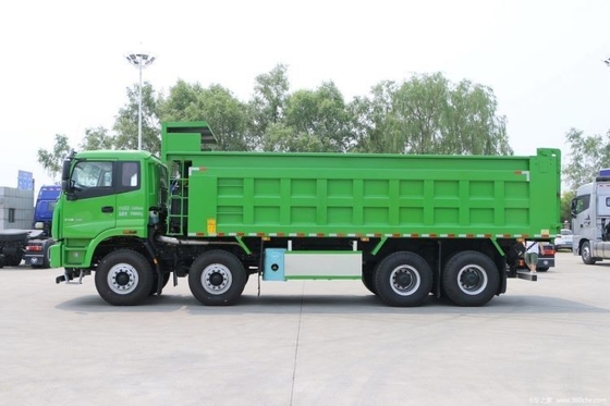 Tipo de conducción derecha Camión pesado Foton Auman ETX 9 Serie 400 HP 8X4 7.4 m Camión de descarga