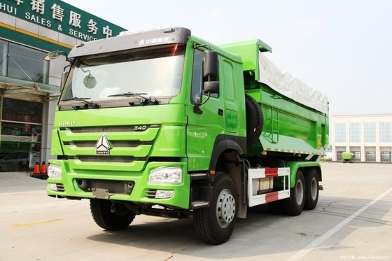 HOWO 340 CV 6X4 camiones de descarga de 5,6m con ABS y 2 números de cambio inverso