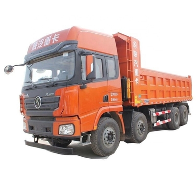 12 Cambio hacia adelante Shaanxi Automóvil Cummins Delong X3000 385hp 8X4 camión de 8 metros