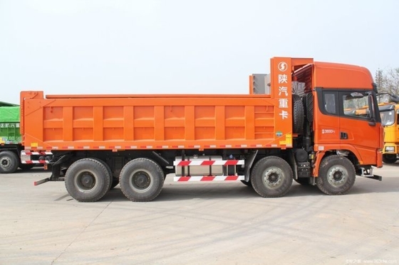 12 Cambio hacia adelante Shaanxi Automóvil Cummins Delong X3000 385hp 8X4 camión de 8 metros