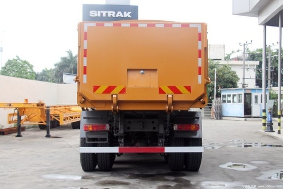 Preparado 6X4 Steyr 340HP camión de basura con 5.6m cuerpo automático aire acondicionado incluido