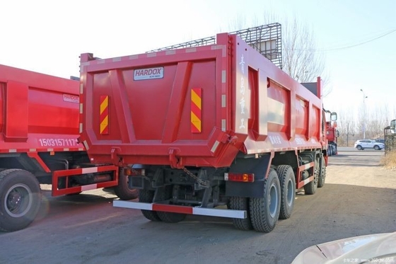 Cambio de marcha atrás número 2 Sinotruk profesional Haohan J7B 340 HP 8X4 7.6 m camión de basura