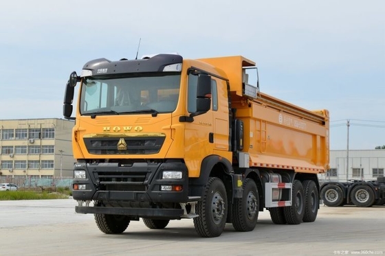 Hot Boutique Sinotruk HOWO TX 350hp 8X4 6.2m camión de basura con ESC y sistema multimedia