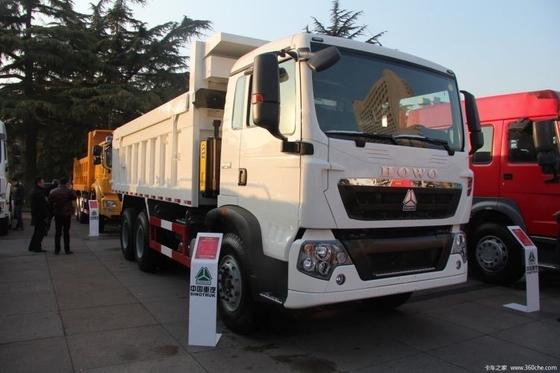Sinotruk HOWO TX 380 HP 6X4 camión de descarga con 12 cambios hacia adelante y dirección derecha