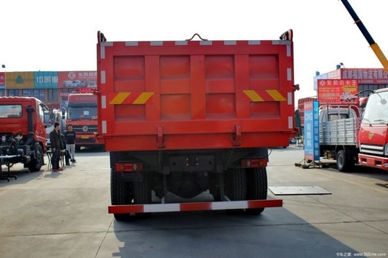 2010 camión comercial Dongfeng 280HP 8X4 7.6m camión descargable con asiento del conductor de suspensión aérea