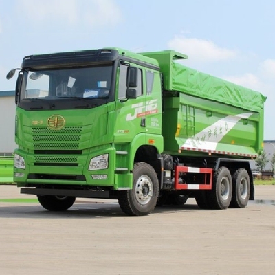 Boutique Qingdao Jiefang JH6 camión pesado 375hp 6X4 5.6m camión de descarga con caja de engranajes FAST